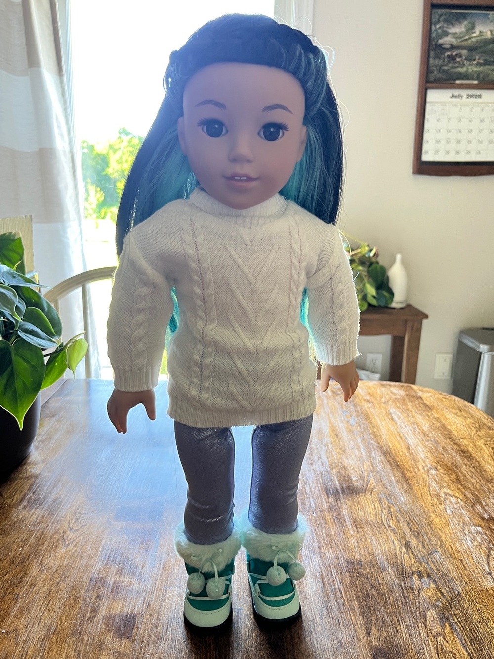 American Girl Corinne Tan Doll – Complete Meet Outfit
